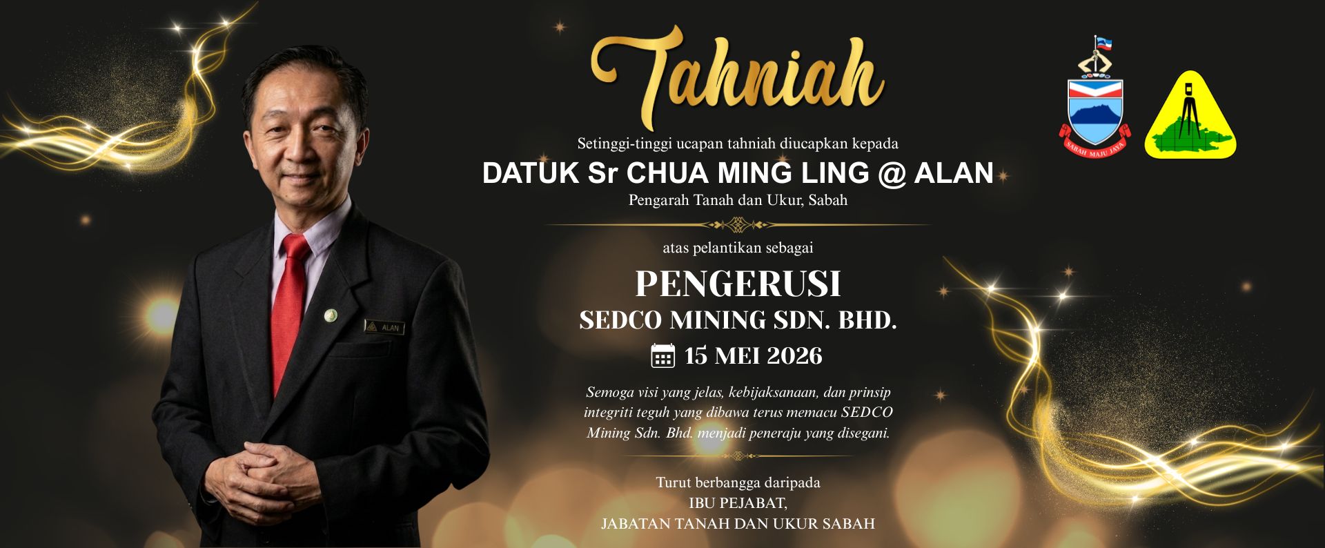 Tahniah Datuk PTU